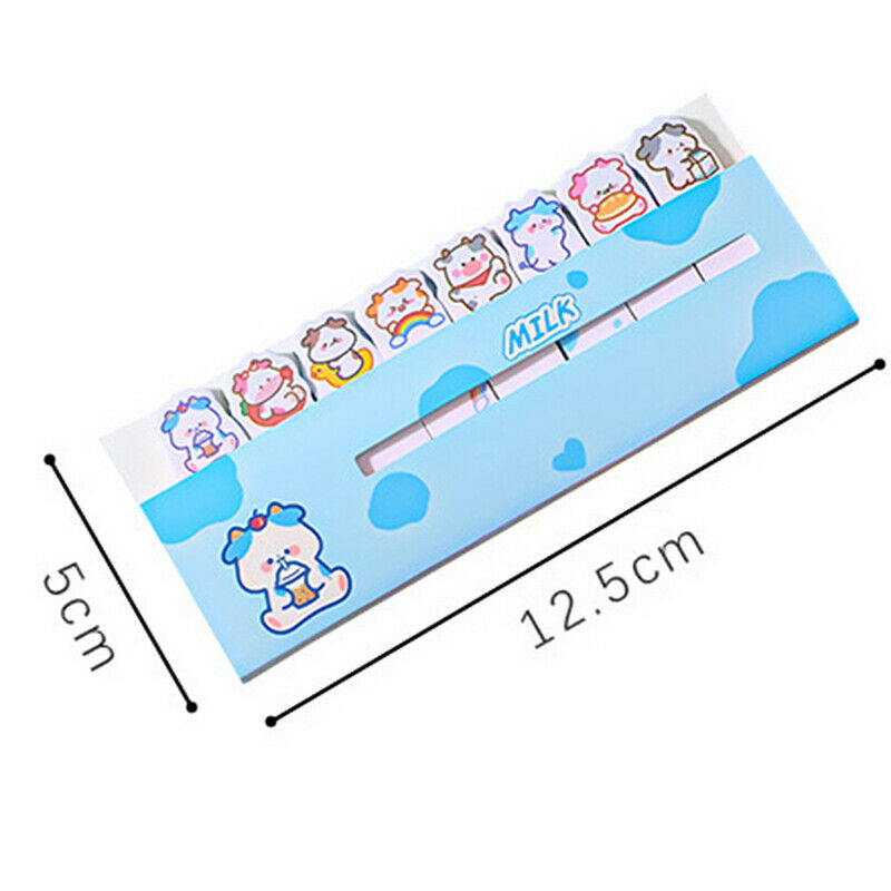 MUISUNGSHOP สติ๊กเกอร์ กระดาษโน๊ต index ลายการ์ตูน Sticky Notes สําหรับติดตกแต่ง เครื่องเขียน กระดาษโน้ตแบบมีกาว