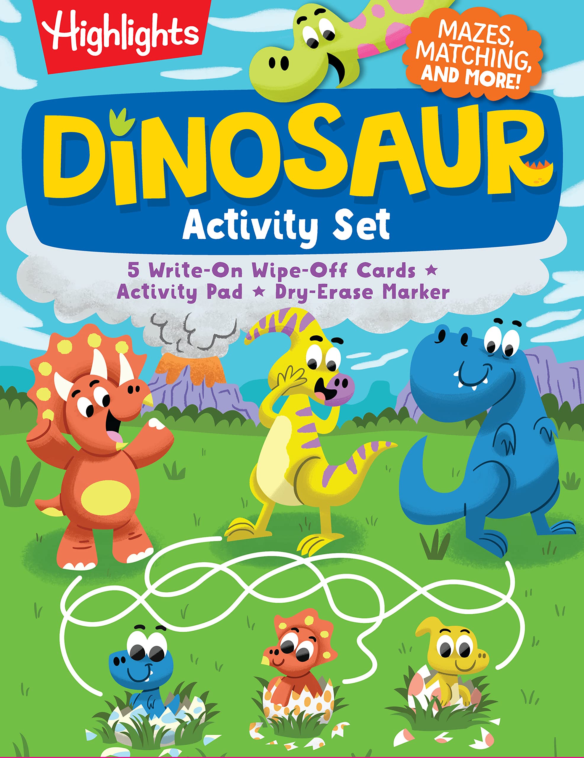 DINOSAUR ACTIVITY SET (HILIGHTS PUZZLE AND ACTIVITY SET)