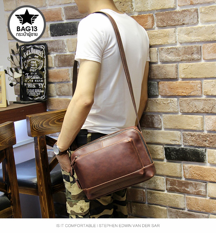 กระเป๋าสะพายข้างผู้ชาย รหัส A005