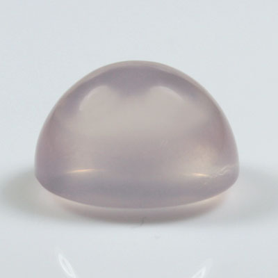 **ขายแล้ว**โรสควอตซ์ (Rose Quartz) 6.55 กะรัต รูปไข่หลังเบี้ย สีชมพูหวาน