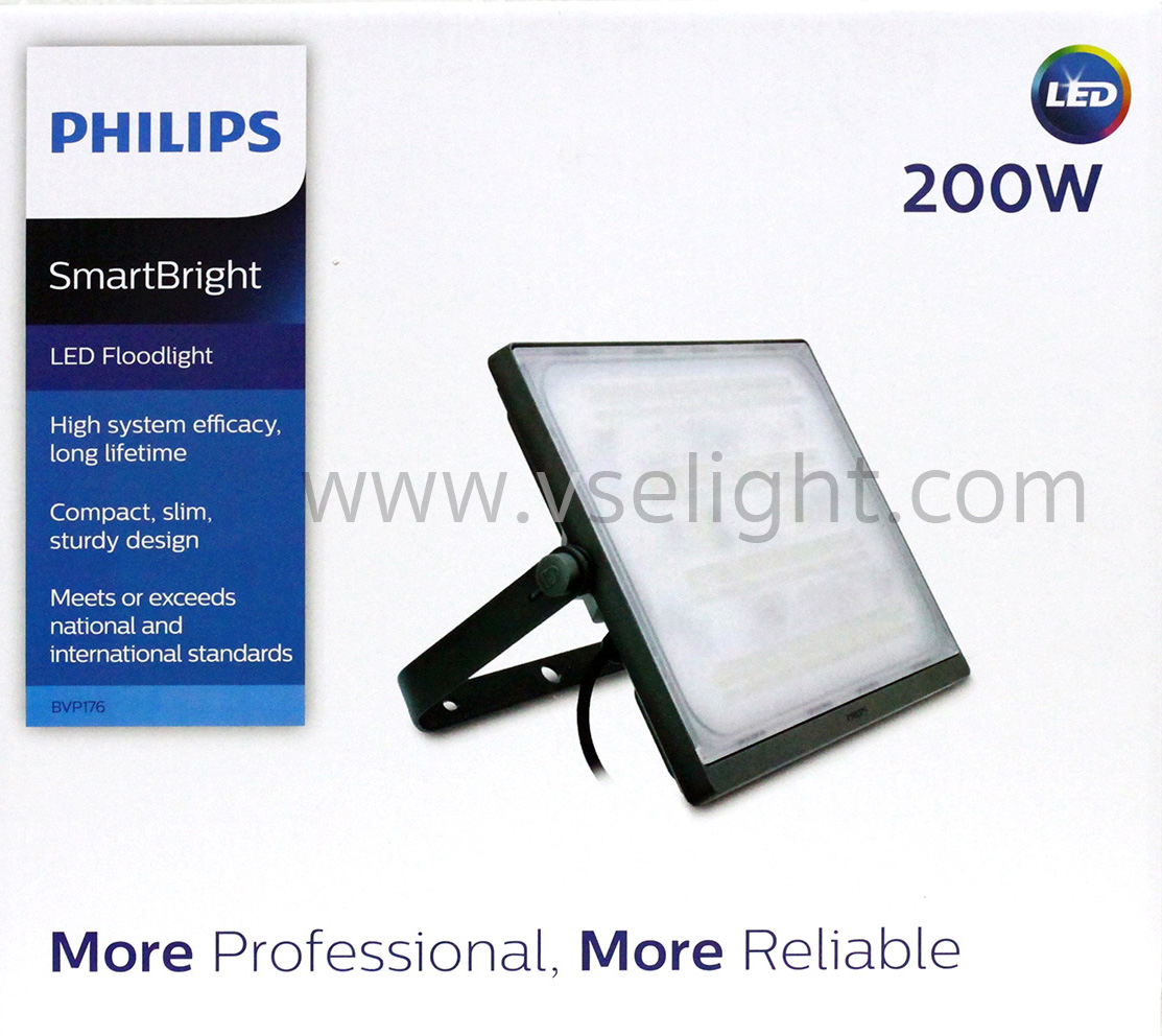 โคม Floodlight LED Philips 200W รุ่น BVP176