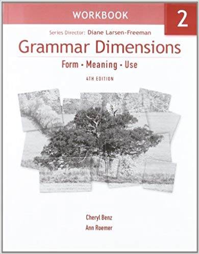 Grammar Dimensions 2: Workbook 4e ISBN 9781424003532