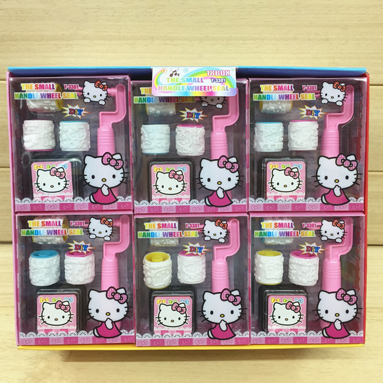MUISUNGSHOP ลูกกลิ้งลายการ์ตูน ลูกกลิ้งสแตมป์ สำหรับเด็ก ของเล่นเด็กเสริมพัฒนาการ