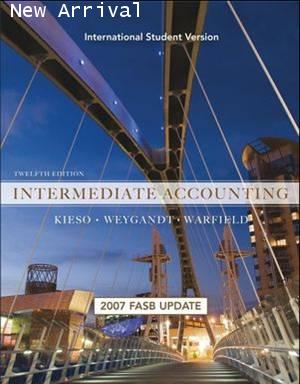 INTERMEDIATE ACCOUNTING (UPDATE) 12E