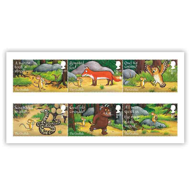 UK Stamp, 2019 The Gruffalo Stamps Set