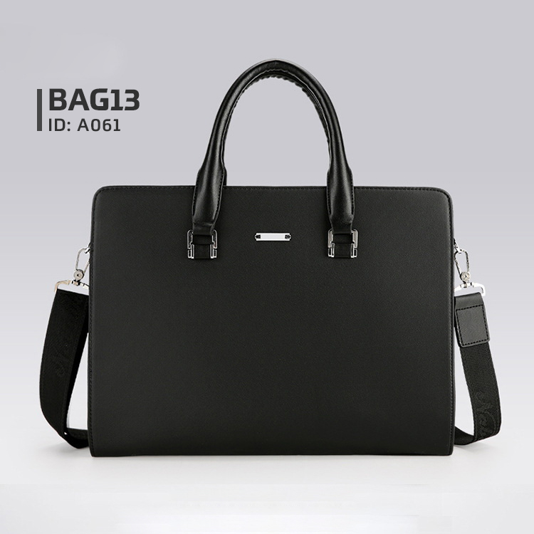 กระเป๋าสะพายข้าง กระเป๋าถือ ใส่เอกสาร กระเป๋าโน๊ตบุ๊ค หนังพรีเมี่ยม ป้องกันน้ำ BUSINESS BAG13 รุ่น A062