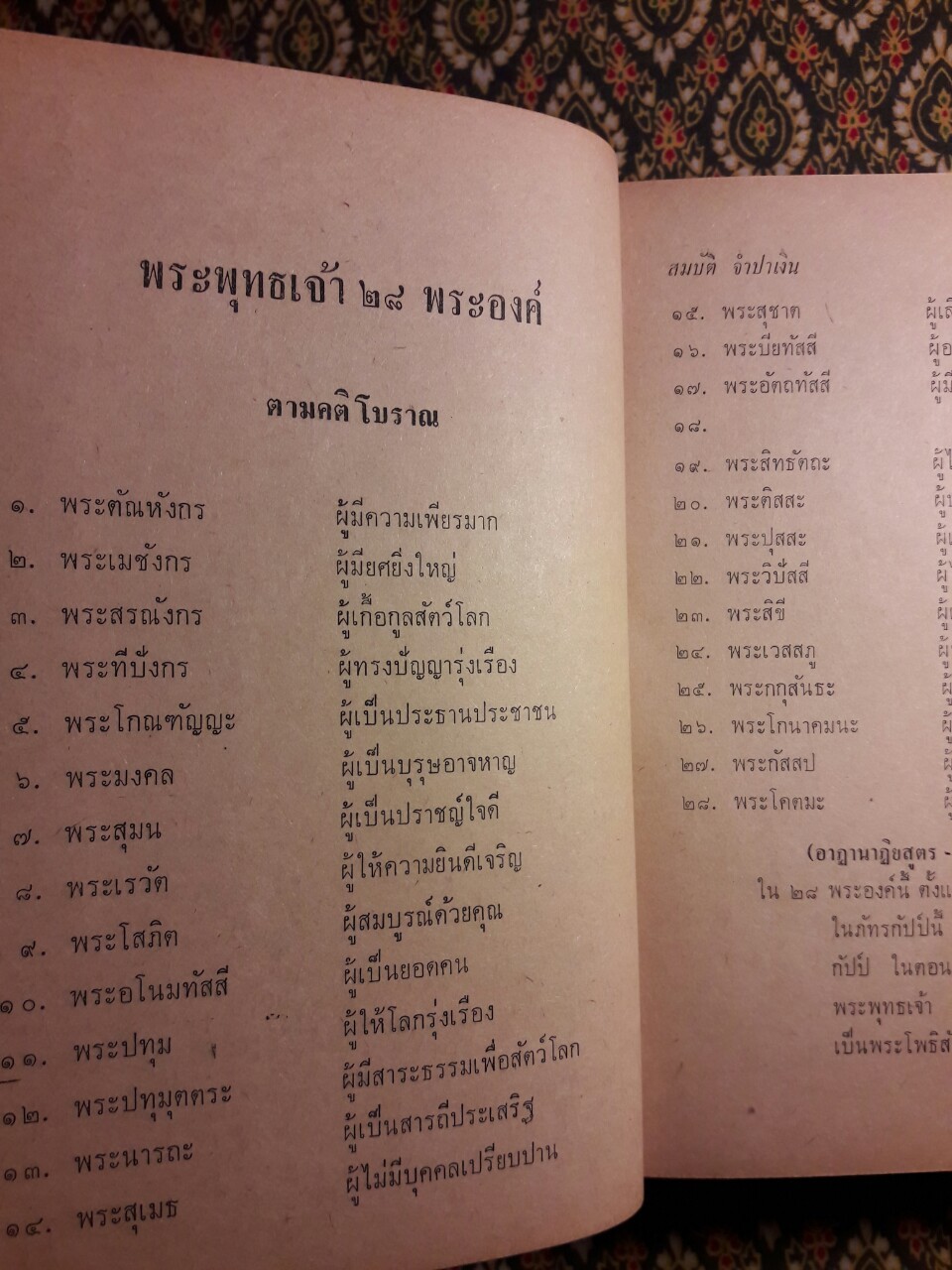เรื่องความรู้สารพัดชื่อ ด้านภาษา วัฒนธรรมไทย และสังคมศึกษา