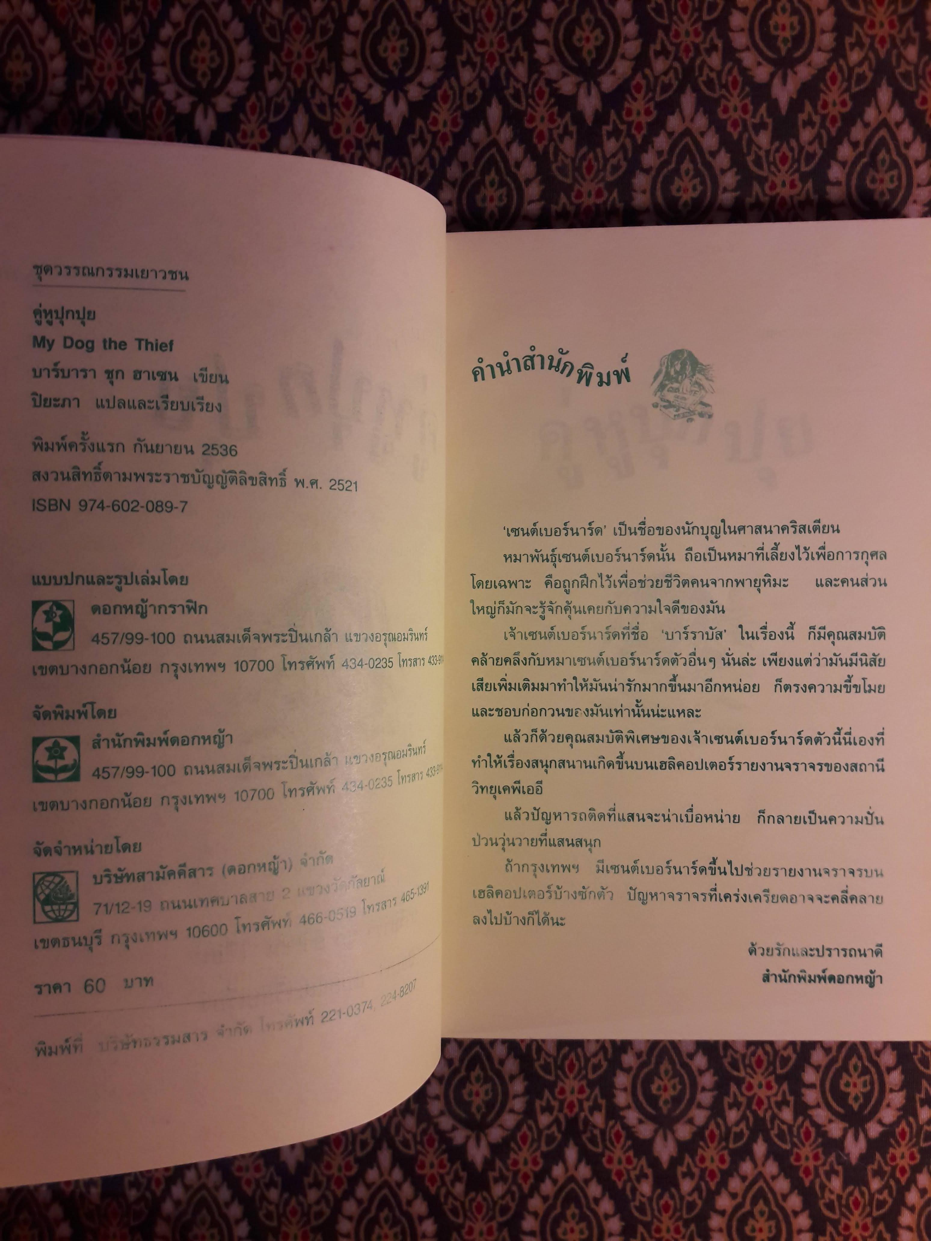 คู่หูปุกปุย My Dog the Thief