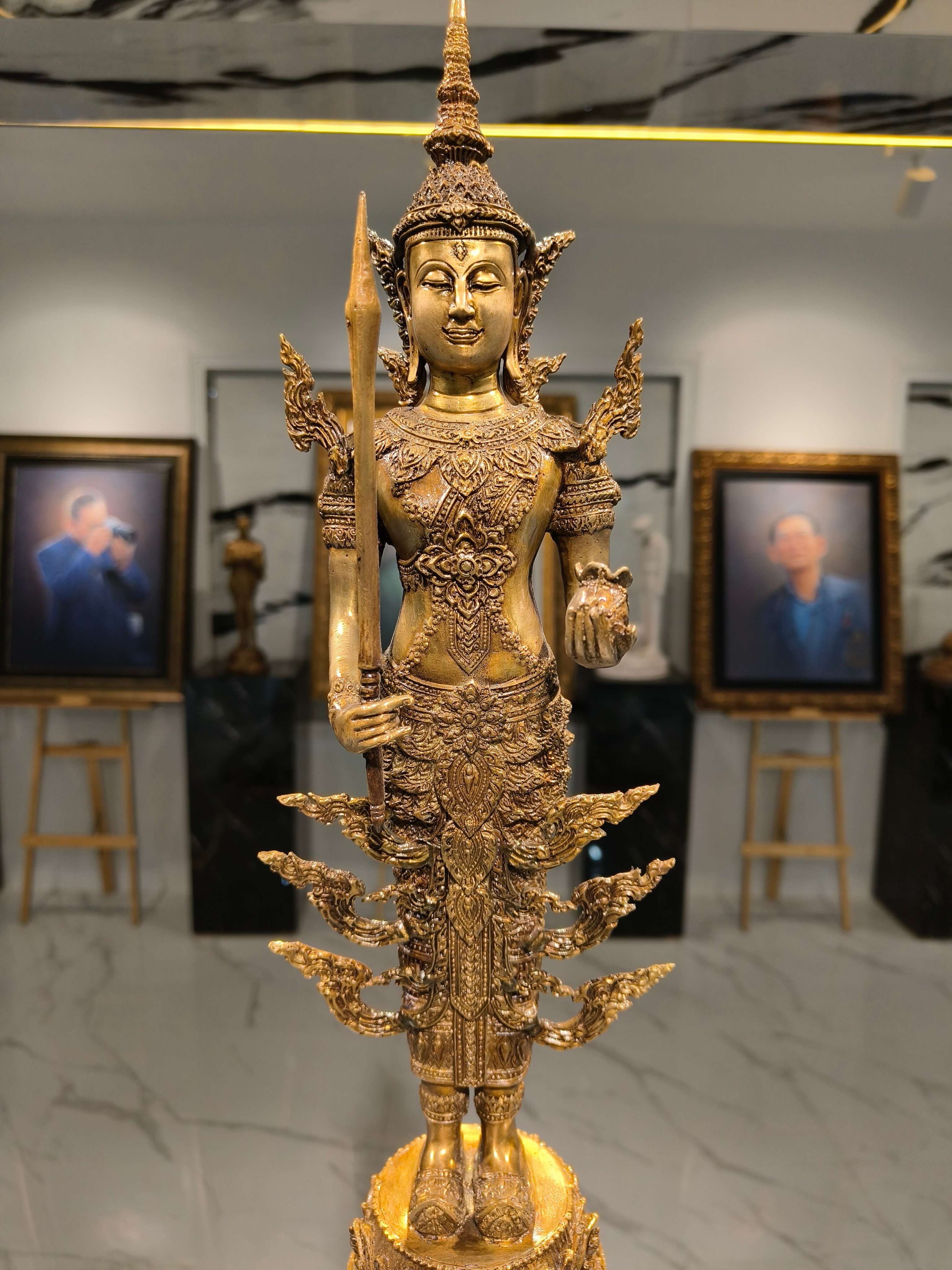 พระพุทธรูป พระคลังมหาสมบัติหน้าตัก 5 นิ้ว วัดอรุณราชวรารามราชวรมหาวิหาร ปี พ.ศ.2539