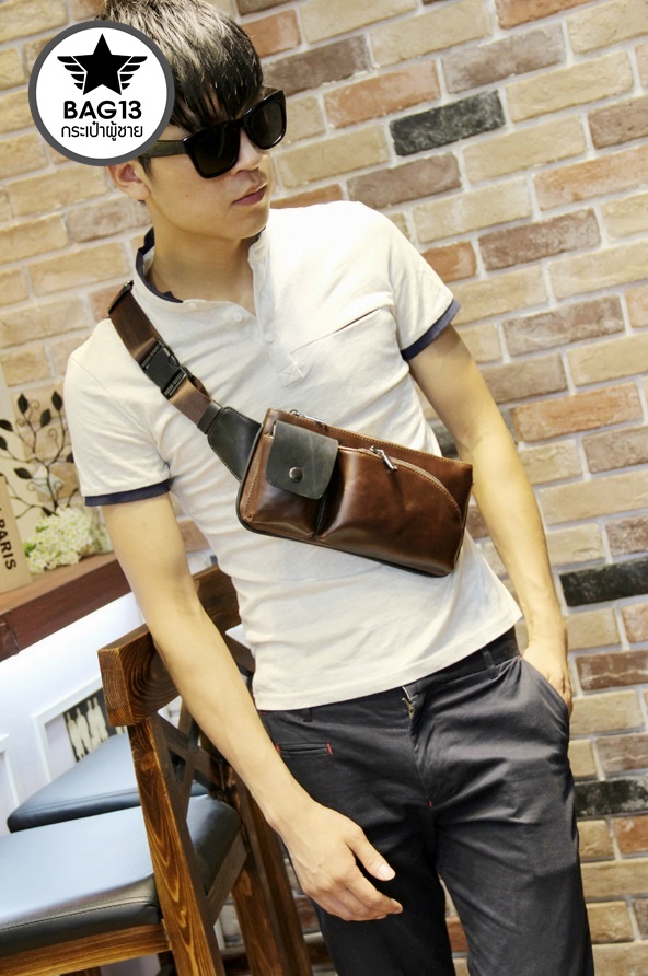 กระเป๋าคาดอกผู้ชาย รหัส B002