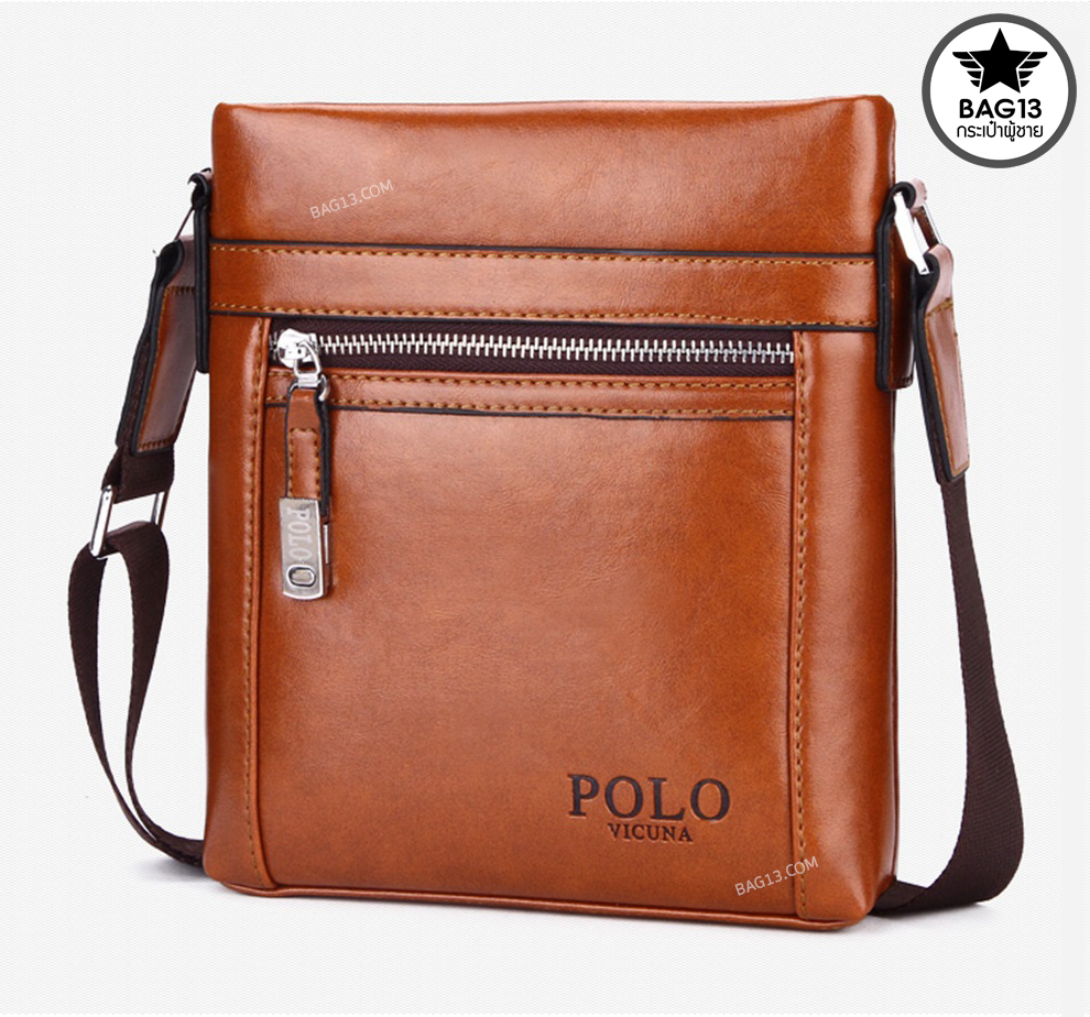 กระเป๋าสะพายข้างผู้ชาย กระเป๋าผู้ชาย POLO ของแท้100% ใส่ไปทำงาน ใส่ไปเที่ยว [CODE : VIC03-Vertical]