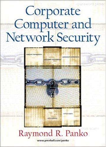 Corporate computer and network security international edition ISBN 9780131211919
