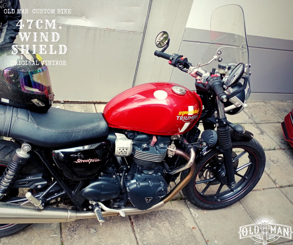 ชิวหน้า ไฟกลม ทรงสูง 47 ซม. สีใส