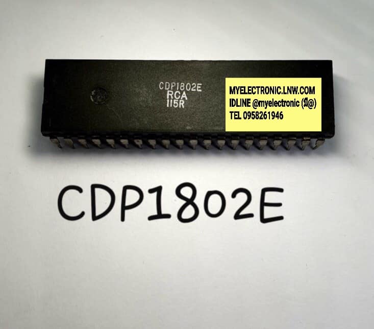 CDP1802Eยี่ห้อRCAตัวถังDIP40ขาราคาตัวละบาท