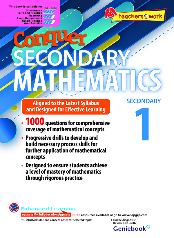 แบบทดสอบคณิตศาสตร์ภาษาอังกฤษระดับมัธยมศึกษาปีที่ 1 Conquer Secondary Mathematics 1