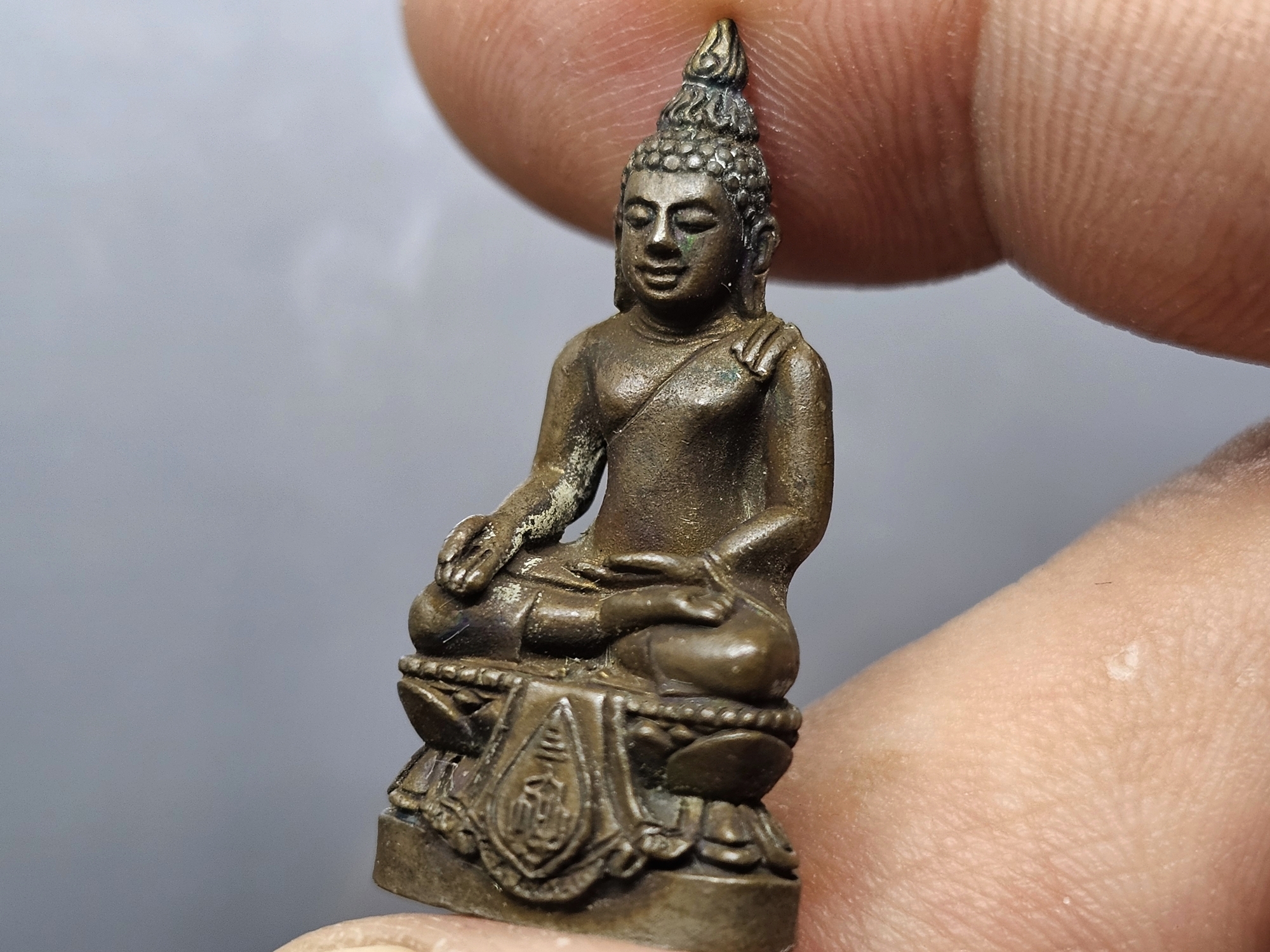 กริ่งพระไพรีพินาศ ญสส.สมเด็จพระญาณสังวรฯ เนื้อนวะ รุ่นถวายราชสักการะ วัดบวรนิเวศวิหาร ปี2534 พร้อมกล่องเดิม