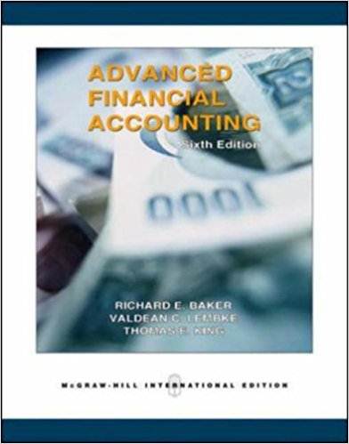 Advanced Financial Accounting 6th Edition ISBN 9780071238199