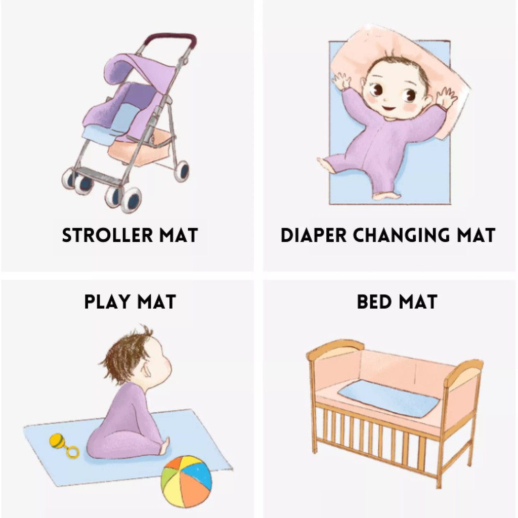 MUISUNGSHOP 80x120cm. Waterproof Sheet Protector For Children Adult ผ้ารองกันเปื้อน ผ้ารองฉี่เด็ก
