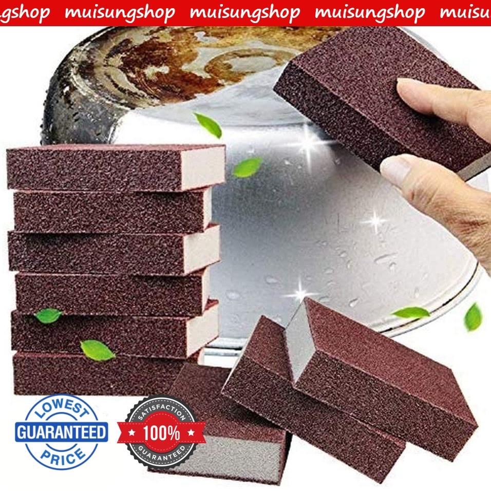 Muisungshop ฟองน้ำสีดำมหัศจรรย์ (Extra Clean) ขจัดคราบสนิม คราบดำก้นกะทะ ได้หมดจด