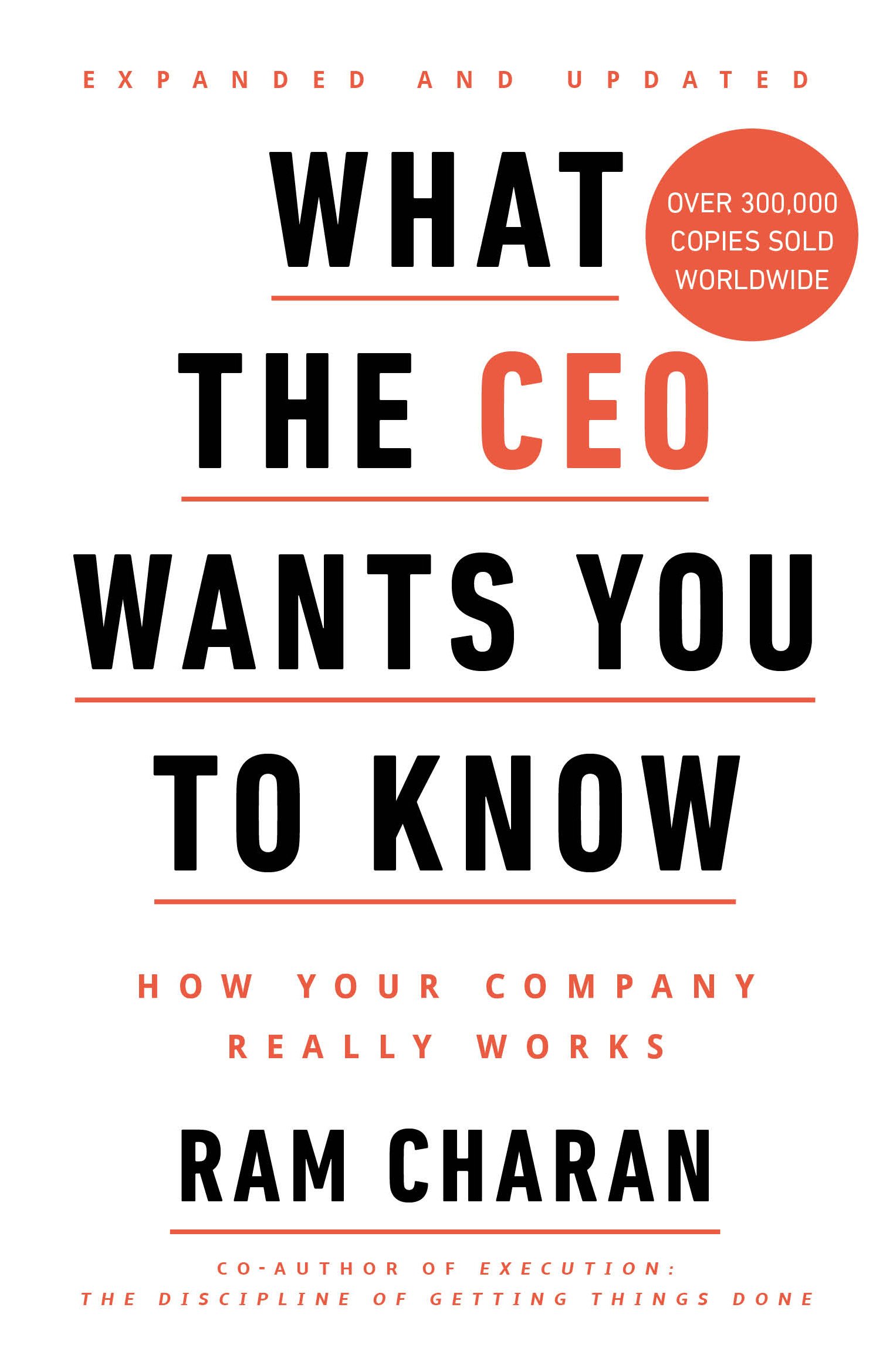 WHAT THE CEO WANTS YOU TO KNOW: HOW YOUR