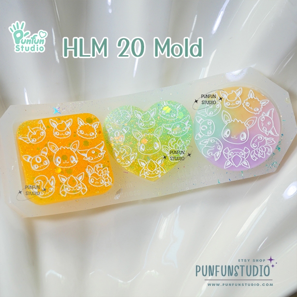 HLM 20 / Hologram Mold / Use with Epoxy resin / Silicone Mold