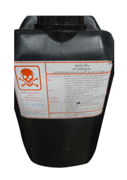 ฟอร์มาลดีไฮด์ , ฟอร์มาลีน ชื่อ : ฟอร์มาลีน ( Formaldehyde , Formalin ) สูตร : CH2O CAS Number : 50-00-0 ลักษณะ : ของเหลวใสไม่มีสี แหล่งที่มา : ไทย บรรจุ : 20 กก./ถัง