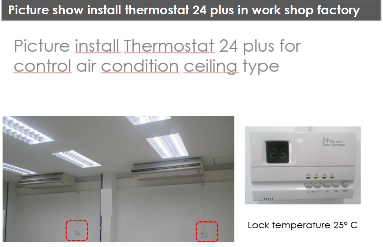 Digital thermo control room 24 plus series