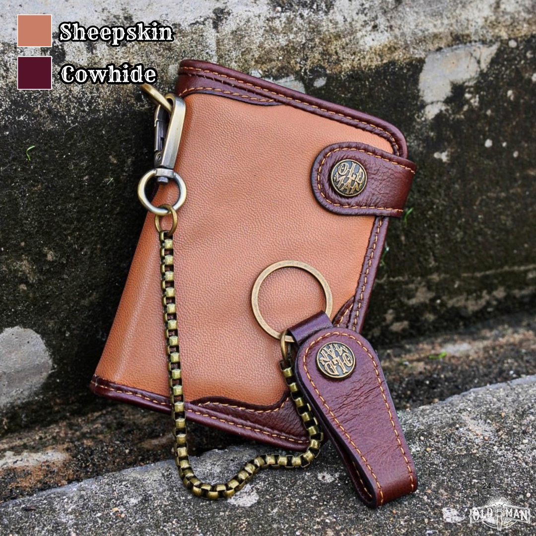 Ledger wallet หนังวัว+หนังแกะ