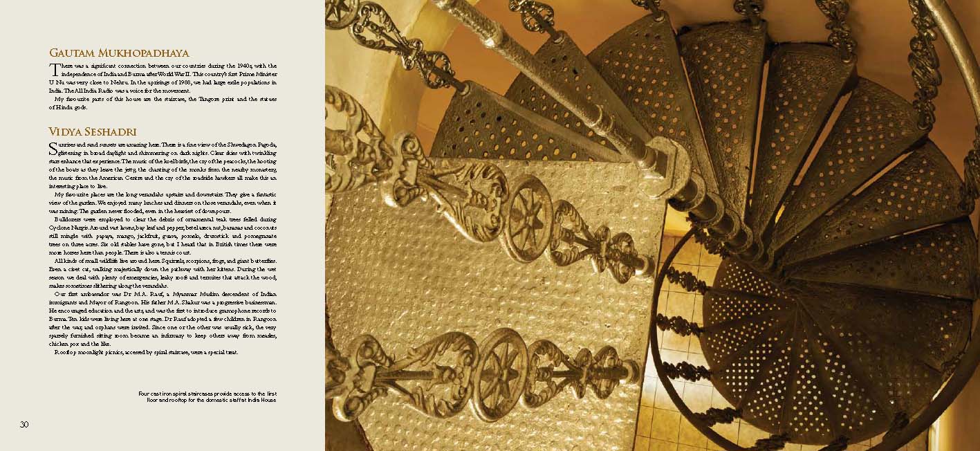 Riverbooks หนังสือประวัติศาสตร์ : Yangon Echoes Inside heritage homes