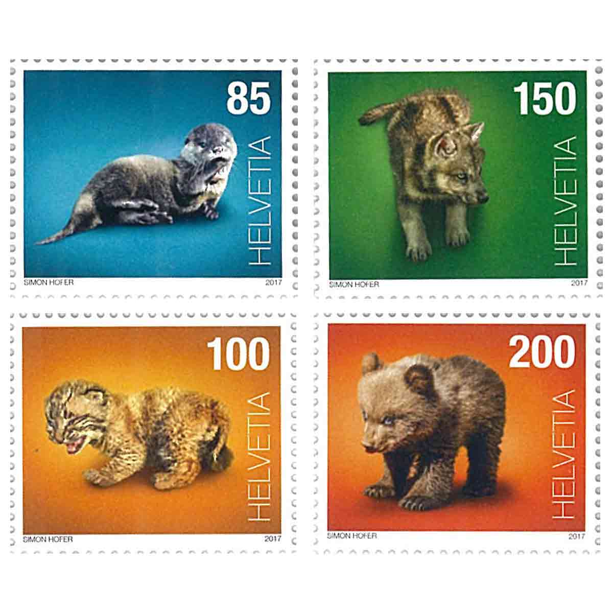 Switzerland Stamp, 2017 Animals