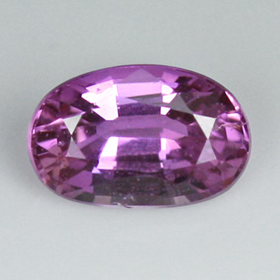 แซปไฟร์สีม่วงชมพู (Violet-Pink Sapphire) 0.59 กะรัต สีม่วงอมชมพู พลอยสด