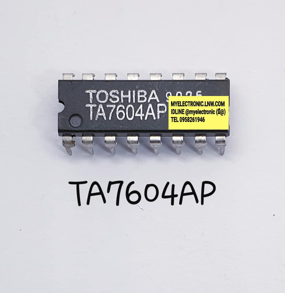 TA7604Pยี่ห้อTตัวถังDIP16ขาราคาตัวละบาท