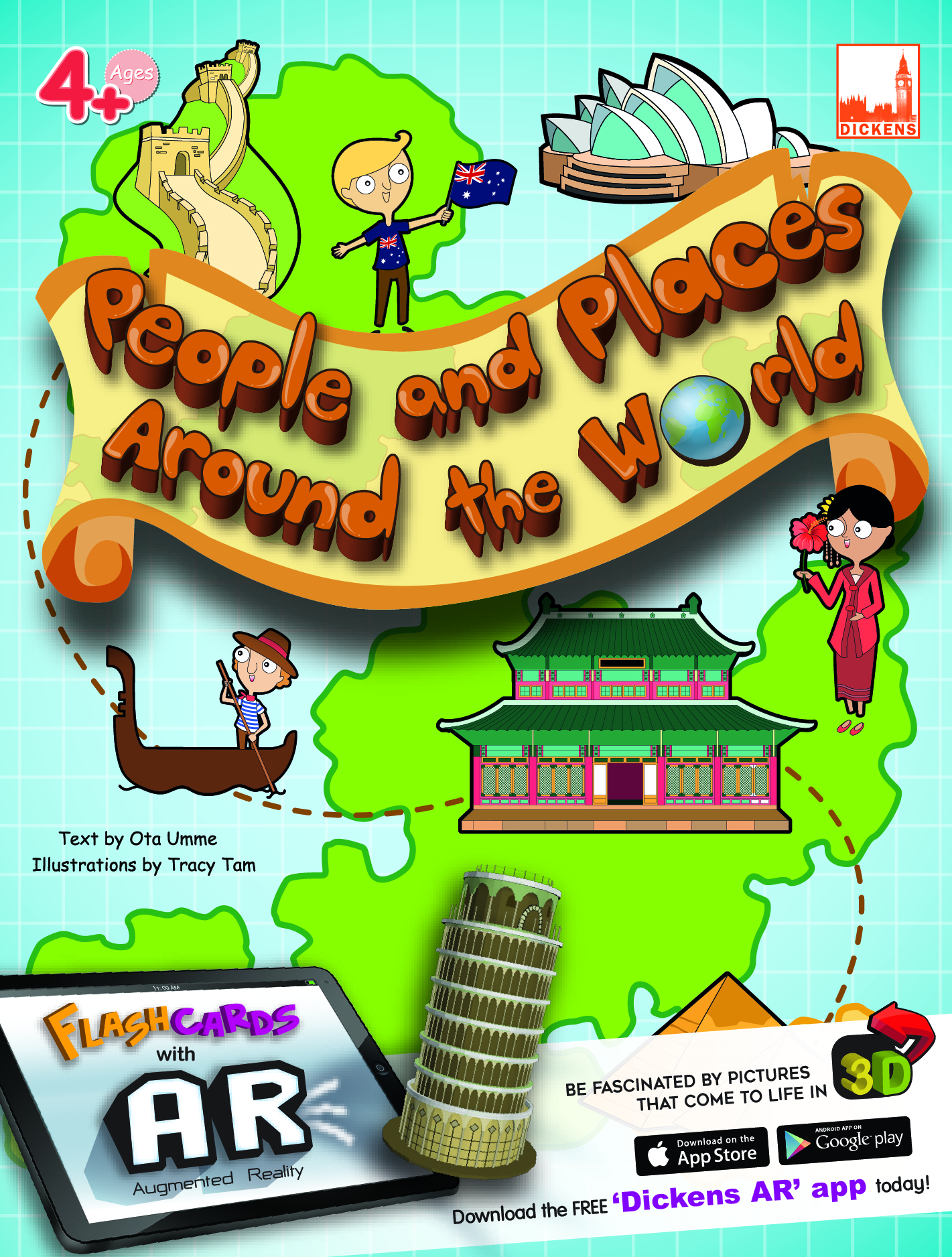 Flash Cards People and Places Around the World (AR)