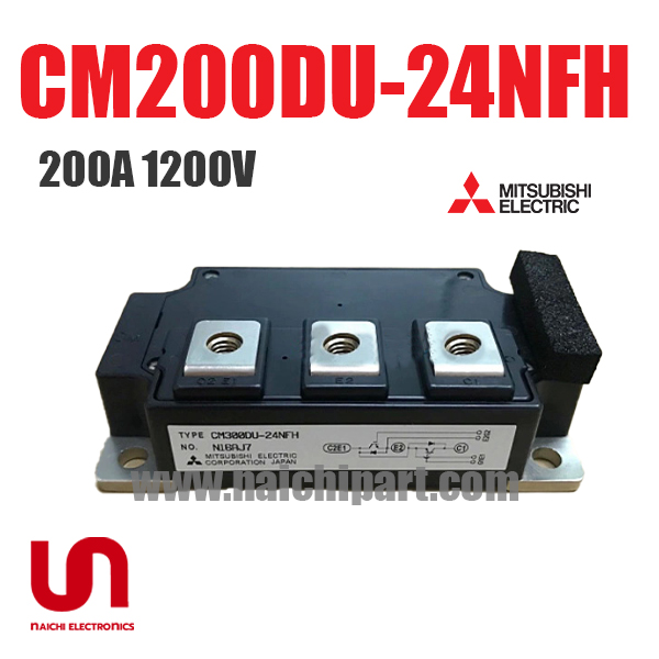 Mitsubishi , CM200DU-24NFH , IGBT MODULE , 200A 1200V