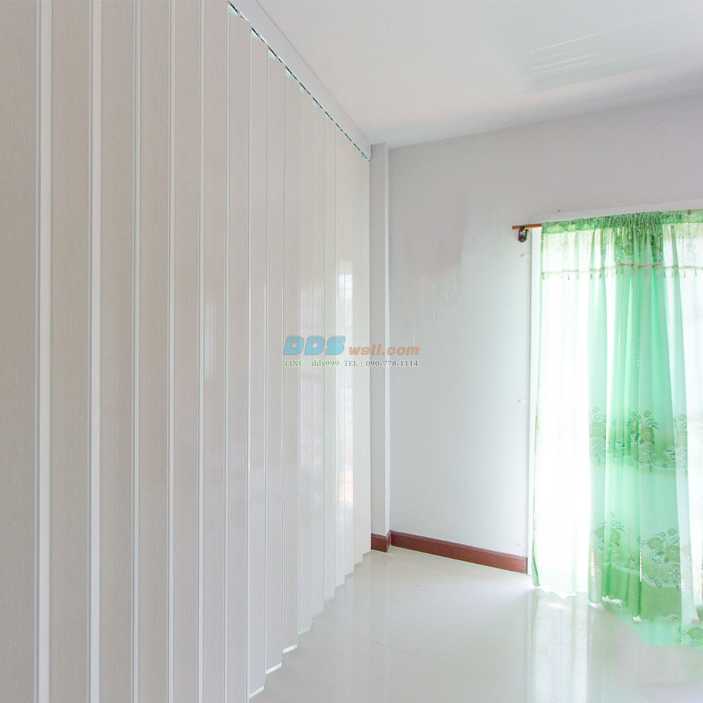 ฉากกั้นห้อง PVC แบบทึบ ขนาด 8 ซม.