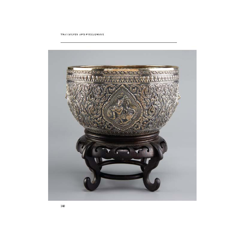 Riverbooks หนังสือประวัติศาสตร์ : Thai Silver and Nielloware