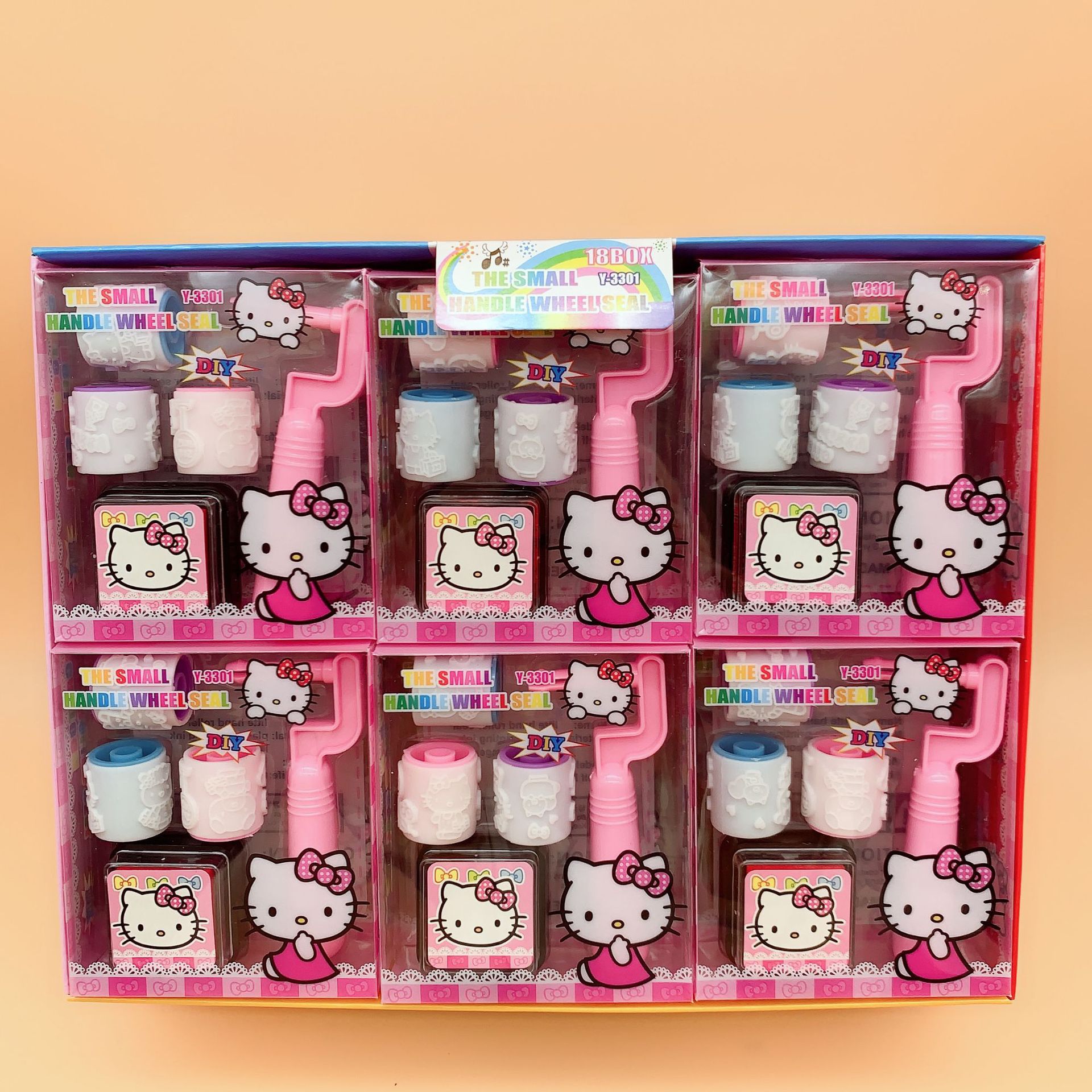 MUISUNGSHOP ลูกกลิ้งลายการ์ตูน ลูกกลิ้งสแตมป์ สำหรับเด็ก ของเล่นเด็กเสริมพัฒนาการ