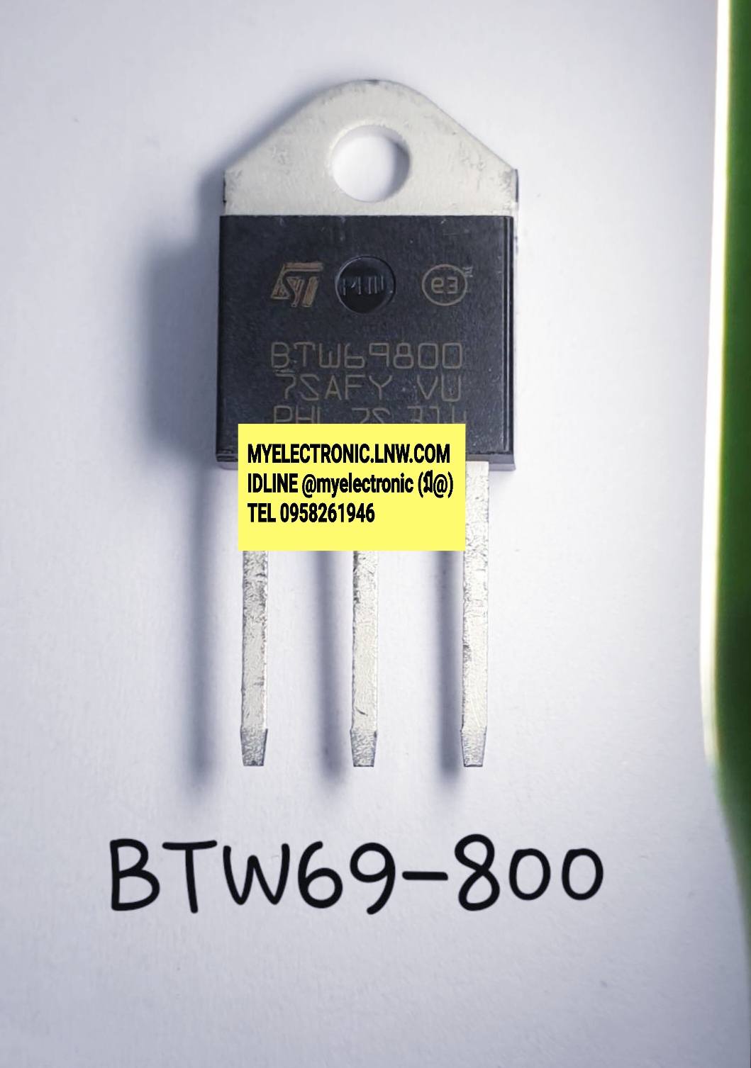 BTW69-800(40A800V) TRIACตัวถังTO-247ยี่ห้อSTราคาตัวละบาท
