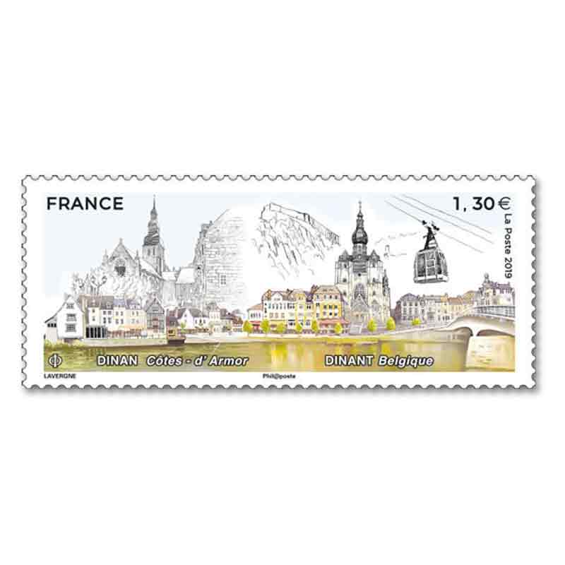 France Stamp, 2019 Dinan - Dinant