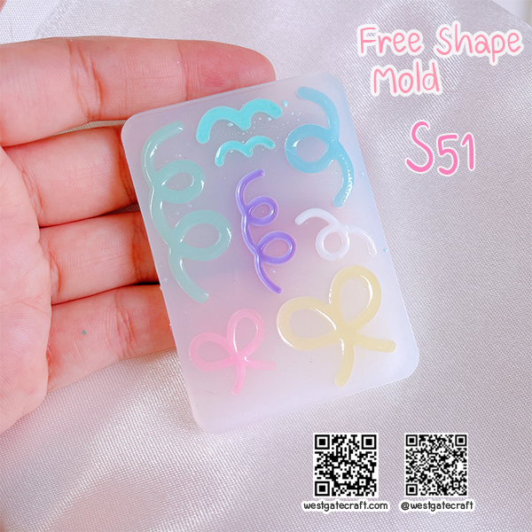 แม่พิมพ์ซิลิโคน S51 Free Shape Mold