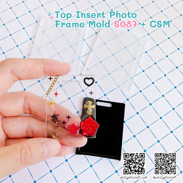 แม่พิมพ์ซิลิโคน SHAKE S087 Top Insert Photo Frame Mold + CSM