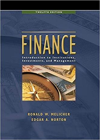 Finance: Introduction to Institutions, Investments, and Management 12E ISBN 9780471675792