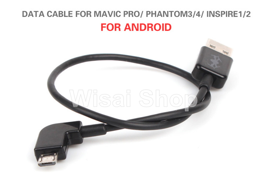USB Data Cable สำหรับ DJI Mavic Pro / Phantom 3/4 / Inspire 1/2 - Android