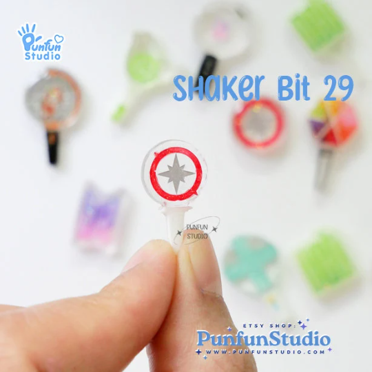 Shaker Bit 29 K-POP Mold / 12 in 1 / Shaker bits mold / Silicone Mold