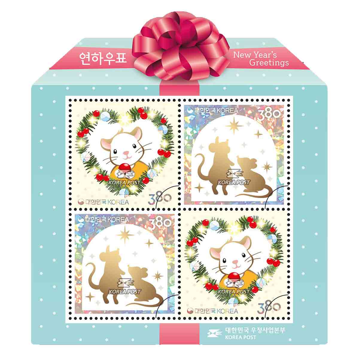 Korea Stamp, 2020 Year of the Rat S/S