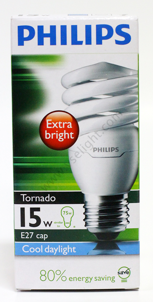 หลอดไฟ Tornado Phillips 15W ทอร์นาโด