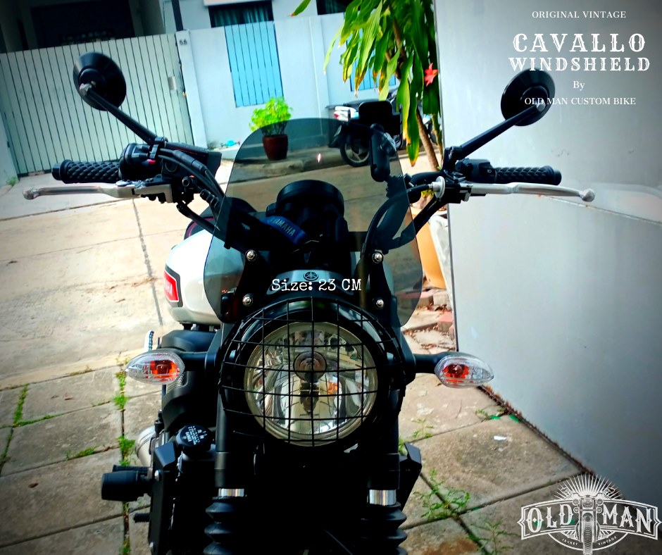 ชิวหน้า ไฟกลม Cavallo 23 ซม.