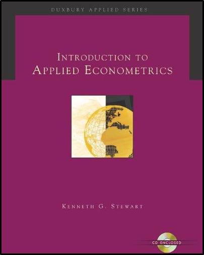 Introduction to Applied Econometrics ISBN 9780534369163