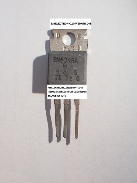 ขาย 2N6348A ตัวถัง TO-220 ยี่ห้อ RCA 2N6348 ราคาตัวละ บาท