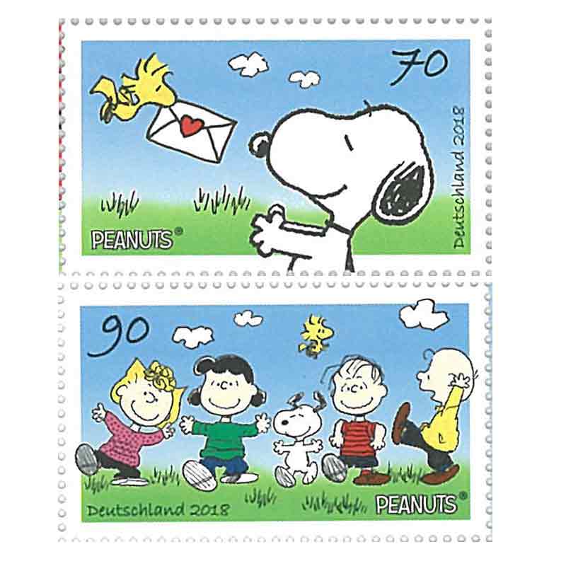 Germany Stamp, 2018 Peanut Post von Snoopy